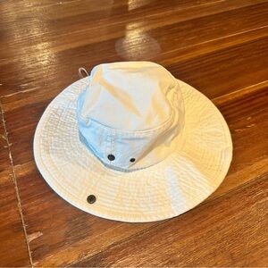 Vintage Royal Robbins Sun Bucket Hat Leather Strap